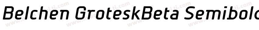 Belchen GroteskBeta Semibold字体转换